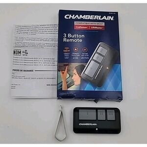 Chamberlain 953EV-P2 3 Button Garage Door Remote Compatible LiftMaster Craftsman